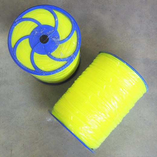 CORDE JAUNE FLUO POUR TRACAGE DE ROUTE_CORDERIE_BAUWENS