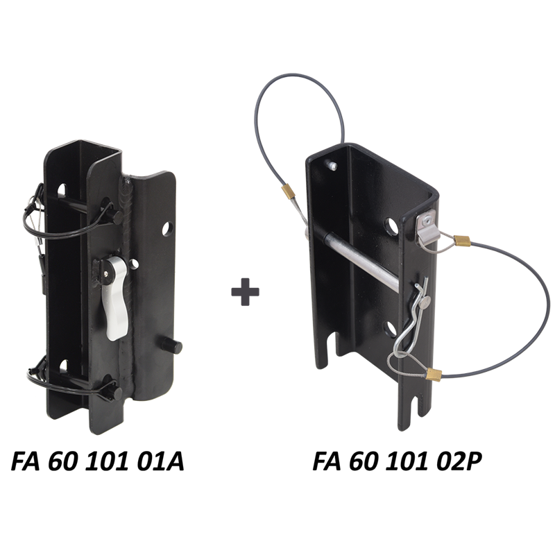 ENSEMBLE DE PLATINES POUR TREUILS DE TRAVAIL ET SAUVETAGE POUR TREPIED DOUBLE - KRATOS