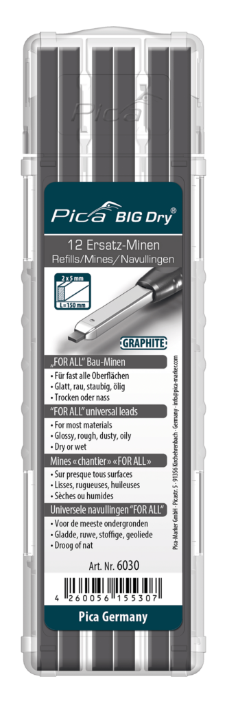 MINES GRISE POUR BIG DRY (12 PCS) - "FOR ALL" - PICA